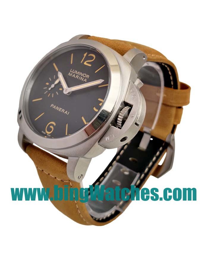 Best Quality Panerai Luminor Marina PAM00422 Replica Watches With Black Dials For Men