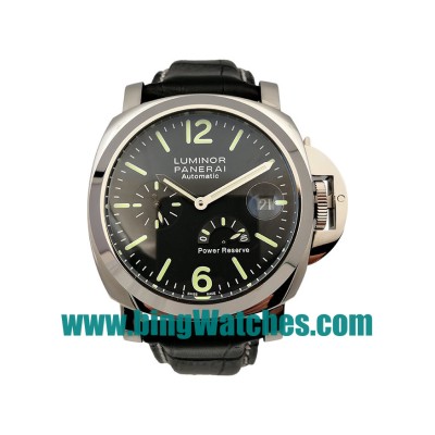 Best 1:1 Panerai Luminor Power Reserve PAM00090 Replica Watches With Black Dials For Men