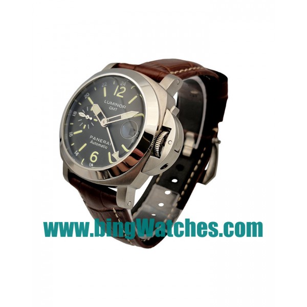 Top Quality Panerai Luminor GMT PAM00244 Fake Watches With Black Dials For Men