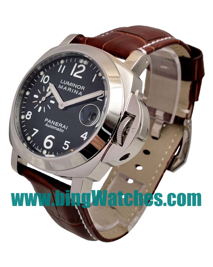 Best 1:1 Panerai Luminor Marina PAM00164 Replica Watches WIth Black Dials For Men