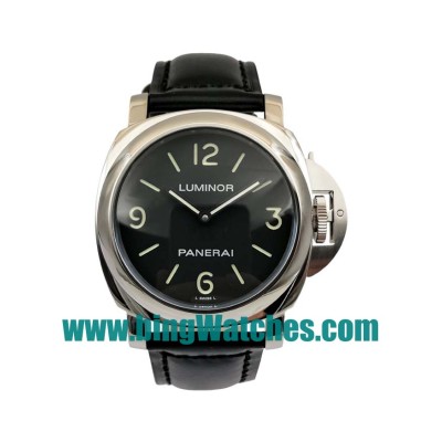 AAA Quality Panerai Luminor Base PAM00002 Fake Watches With 44 MM Steel Cases For Men