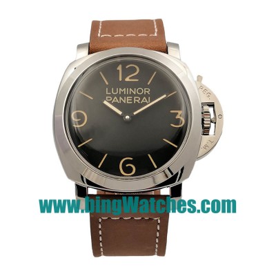 47 MM Best Quality Panerai Luminor 1950 PAM00372 Fake Watches With Black Dials For Men