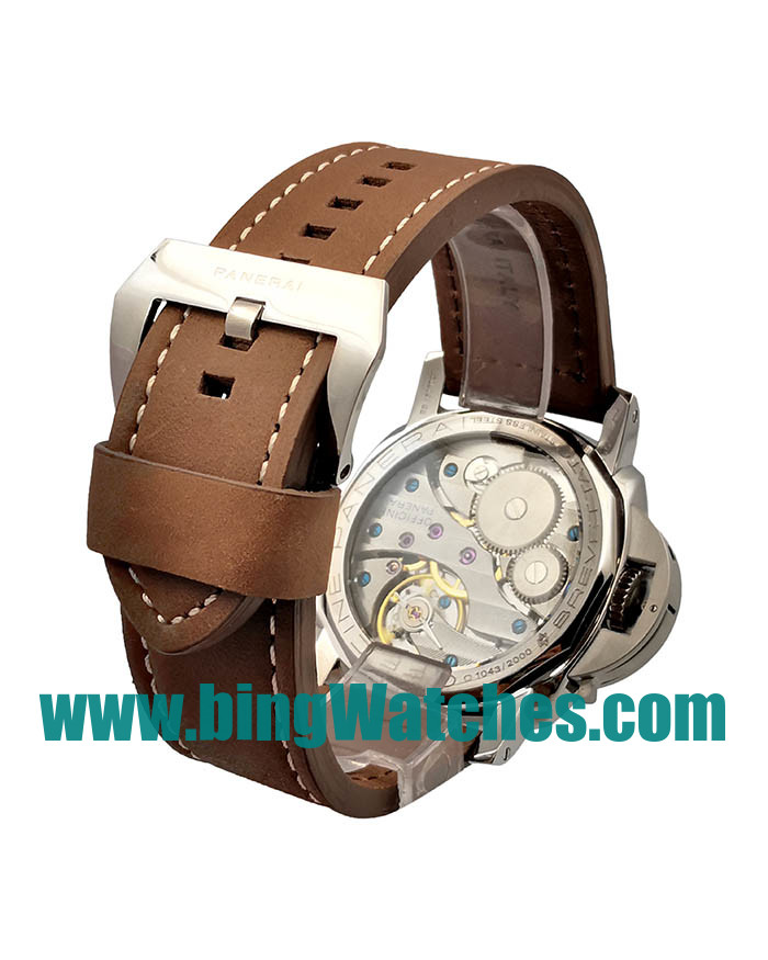 47 MM Best Quality Panerai Luminor 1950 PAM00372 Fake Watches With Black Dials For Men