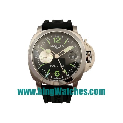 Best Quality Panerai Luminor GMT PAM00088 Replica Watches With Black Dials For Men