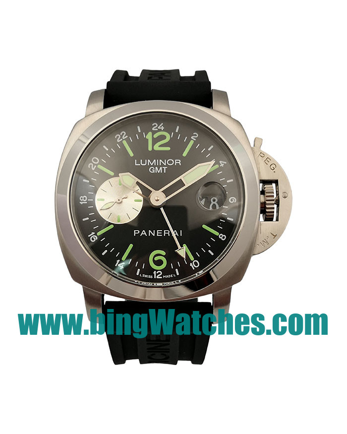 Best Quality Panerai Luminor GMT PAM00088 Replica Watches With Black Dials For Men