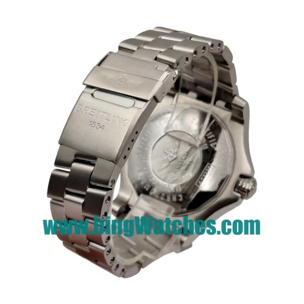 45 MM Swiss Made Breitling Avenger Seawolf A17331101I1A1 Fake Watches With Yellow Dials For Men