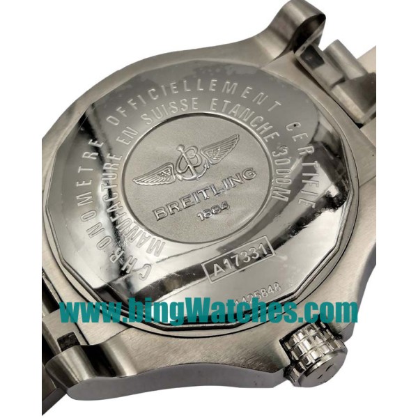 45 MM Swiss Made Breitling Avenger Seawolf A17331101I1A1 Fake Watches With Yellow Dials For Men