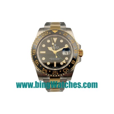 UK Perfect Replica Rolex GMT-Master II 116713 LN With Black Dials For Men