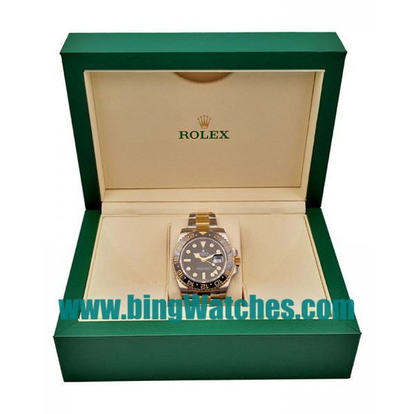 UK Perfect Replica Rolex GMT-Master II 116713 LN With Black Dials For Men