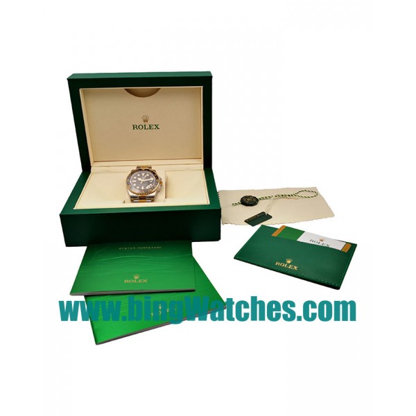 UK Perfect Replica Rolex GMT-Master II 116713 LN With Black Dials For Men