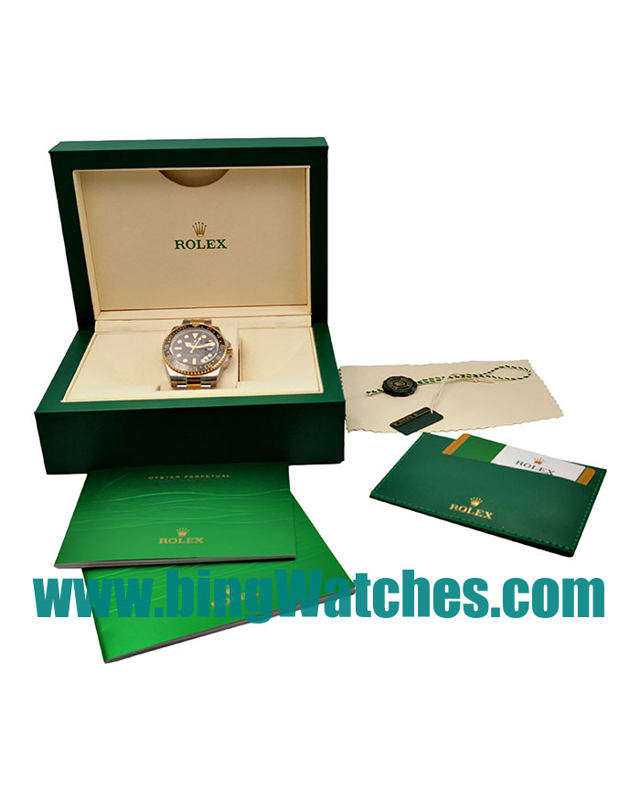 UK Perfect Replica Rolex GMT-Master II 116713 LN With Black Dials For Men