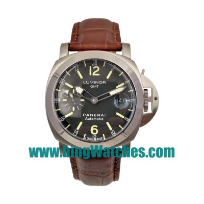 Top Quality Panerai Luminor GMT PAM00244 Replica Watches With Black Dials For Men