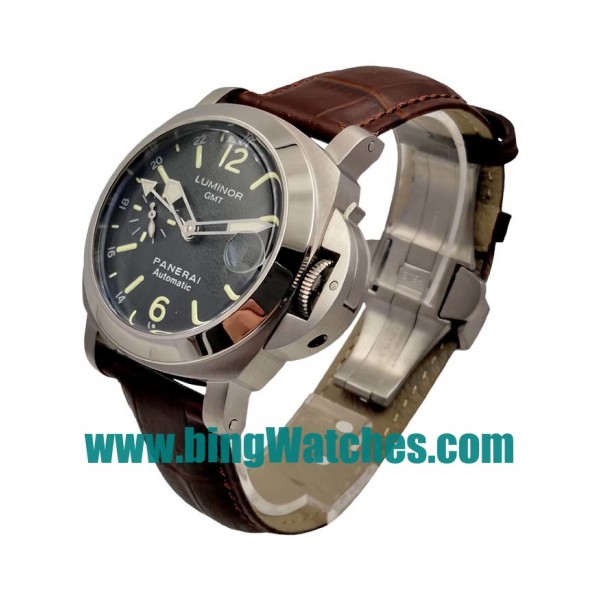 Top Quality Panerai Luminor GMT PAM00244 Replica Watches With Black Dials For Men