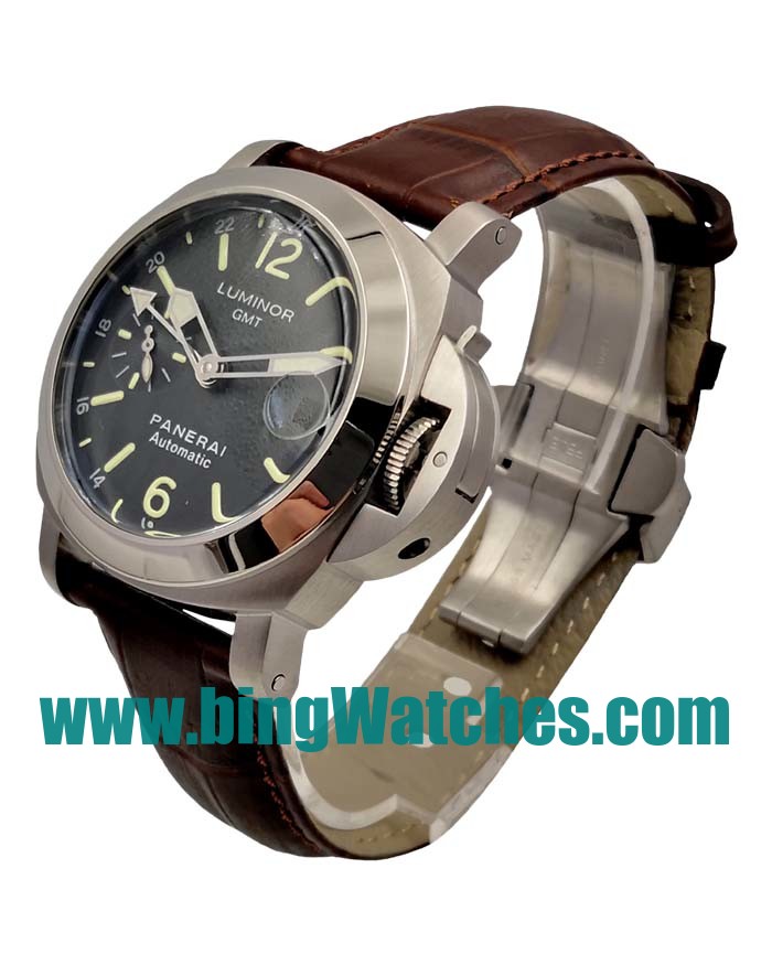 Top Quality Panerai Luminor GMT PAM00244 Replica Watches With Black Dials For Men