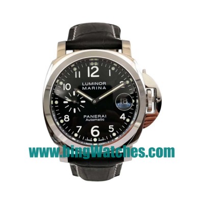 High Quality Panerai Luminor Marina PAM00164 Replica Watches With Black Dials