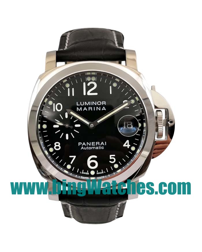 High Quality Panerai Luminor Marina PAM00164 Replica Watches With Black Dials