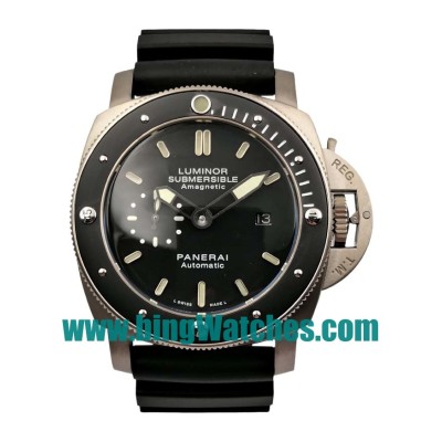 Best Quality Panerai Submersible PAM00389 Replica Watches With Black Dials For Men