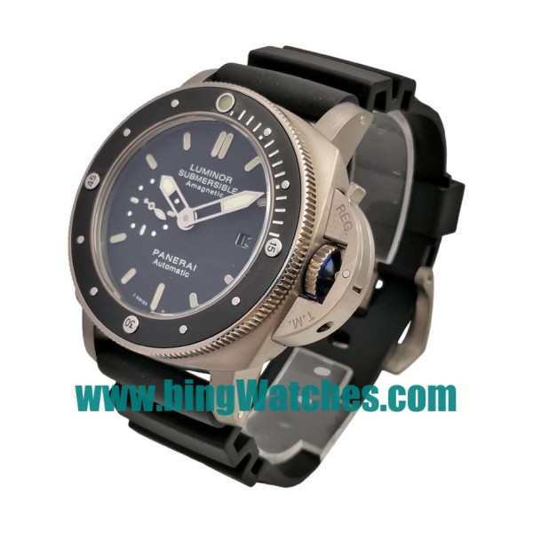 Best Quality Panerai Submersible PAM00389 Replica Watches With Black Dials For Men