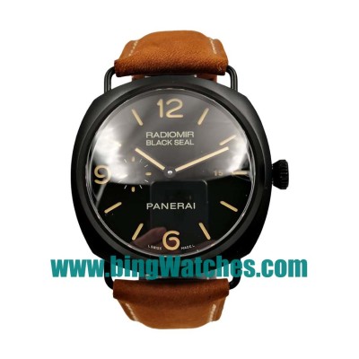 45 MM Top Quality Panerai Radiomir PAM00292 Fake Watches With Black Dials For Men