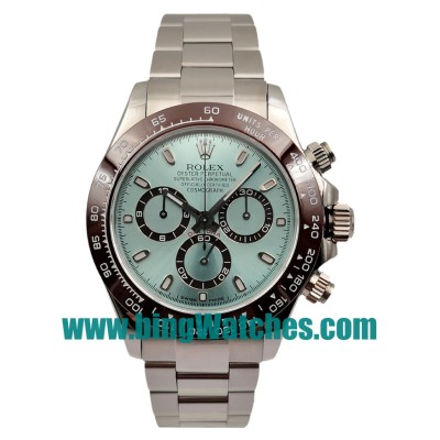 40 MM Swiss Made Rolex Daytona 116506 Fake Watches With Blue Dials For Men