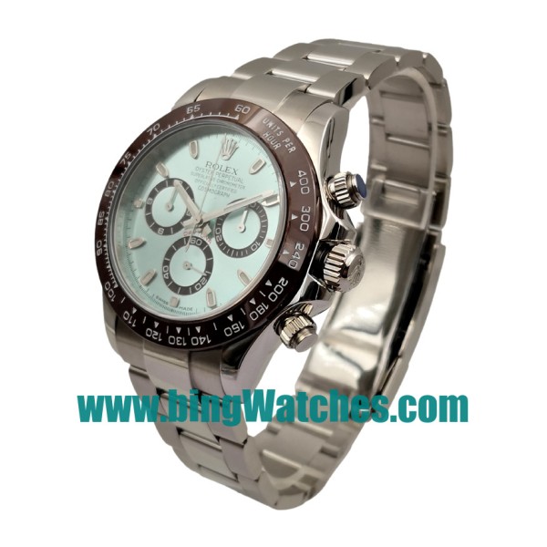40 MM Swiss Made Rolex Daytona 116506 Fake Watches With Blue Dials For Men
