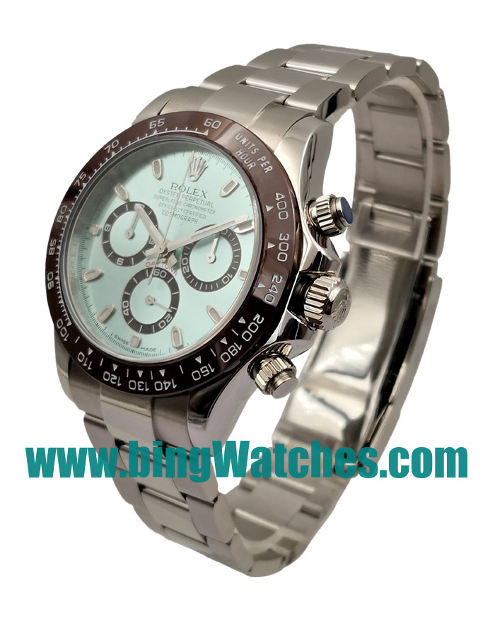 40 MM Swiss Made Rolex Daytona 116506 Fake Watches With Blue Dials For Men