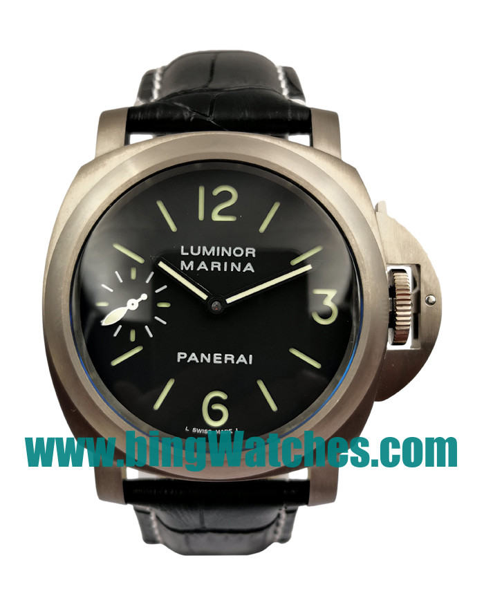 Best Quality Panerai Luminor Marina PAM00177 Replica Watches With Black Dials For Men